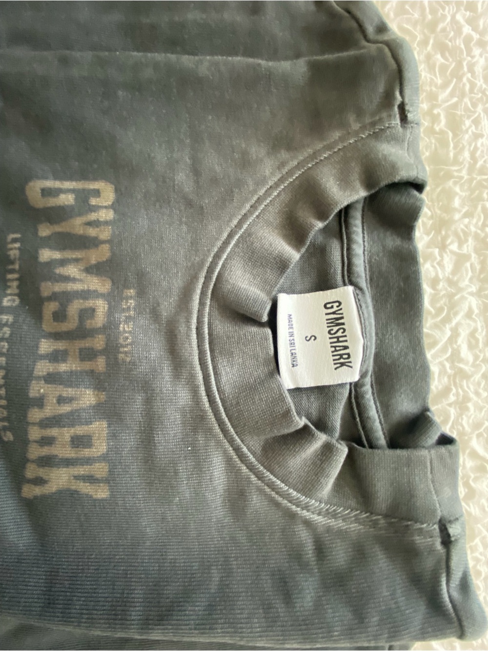 Gymshark Faded Sage Green Pullover Sweatshirt